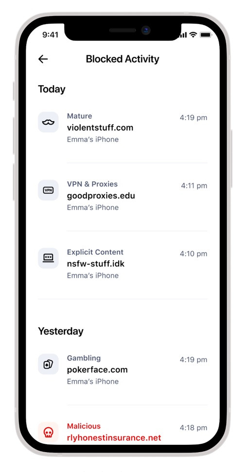 Blocked Activity on Aura